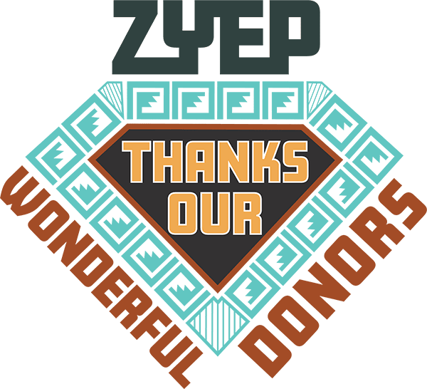 ZYEP Thanks Our Wonderful Donors