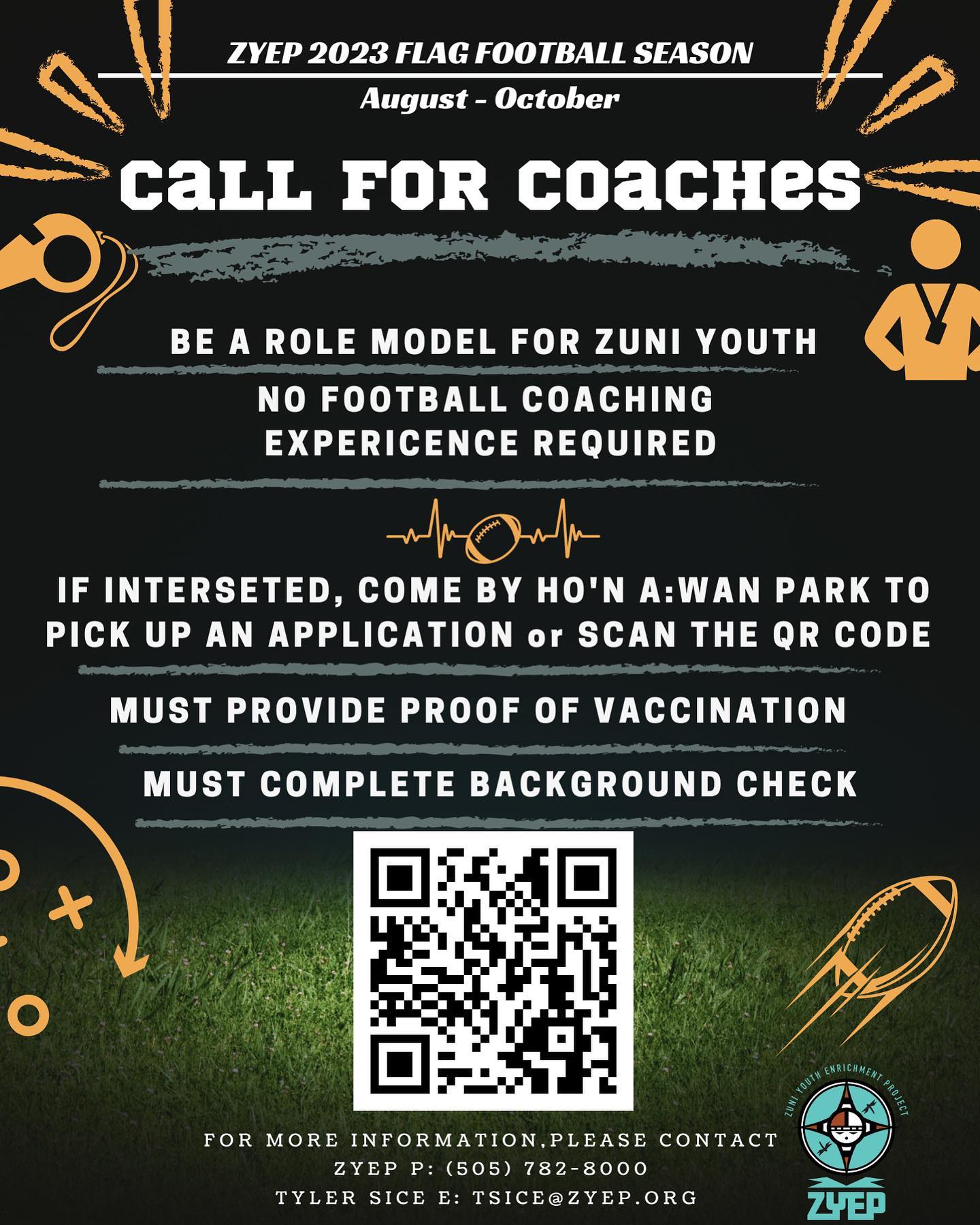 Call for Coaches